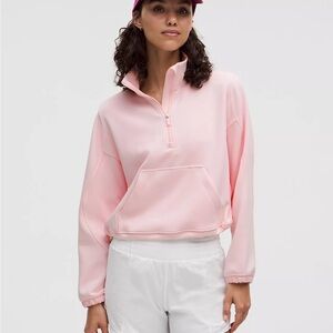 NWOT Lulu Lemon Brushed Softstreme Half Zip